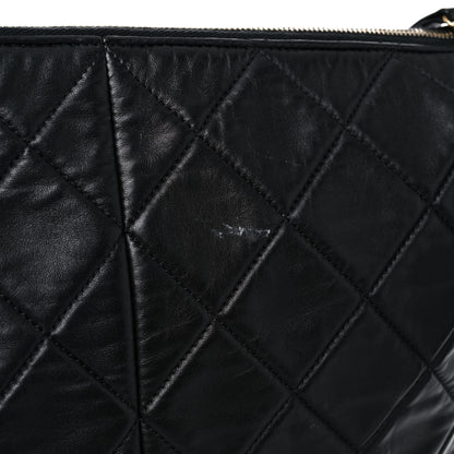 Chanel Lambskin Quilted Girl Bag Black 10 of 10
