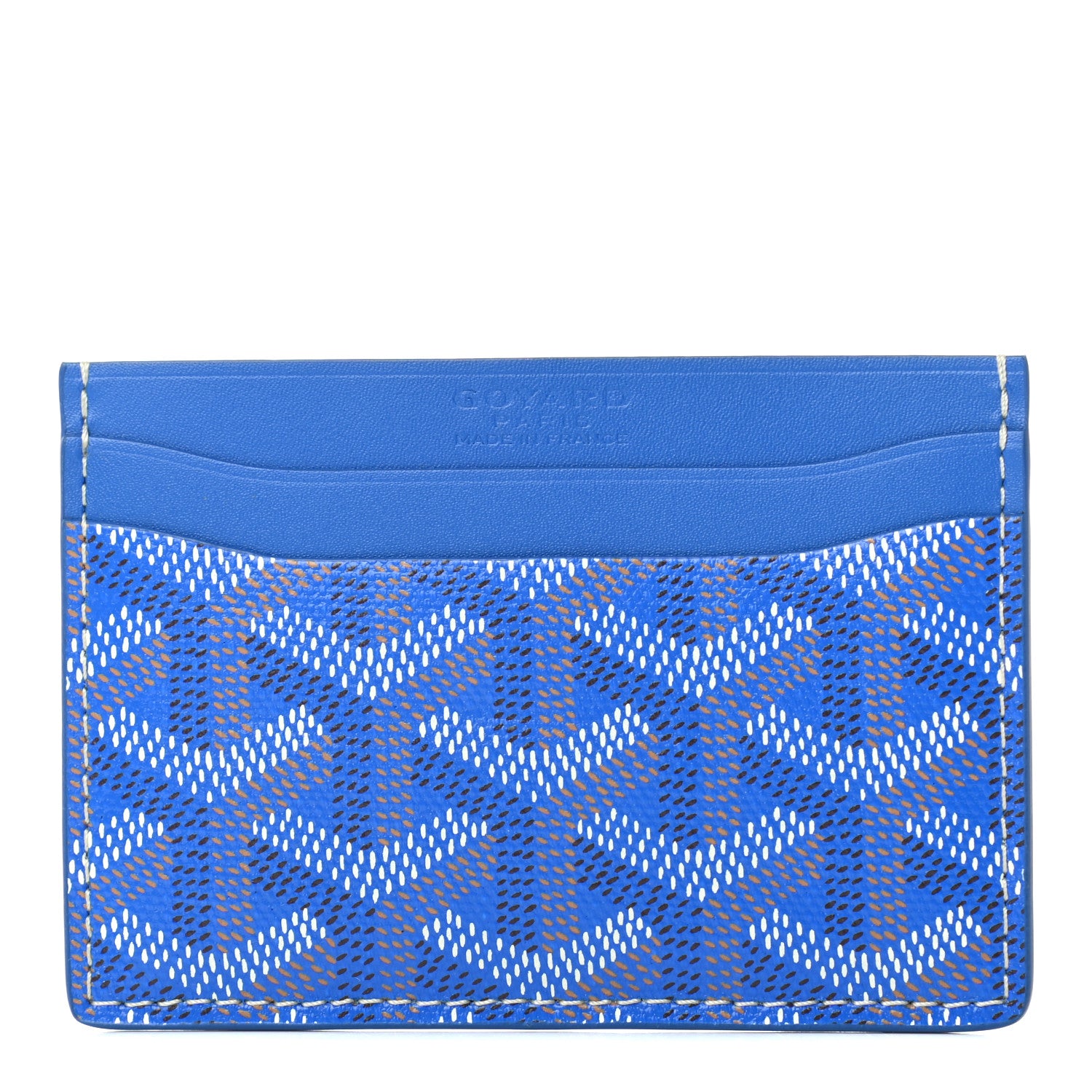 Goyard Goyardine Saint Sulpice Card Holder Sky Blue 1 of 6