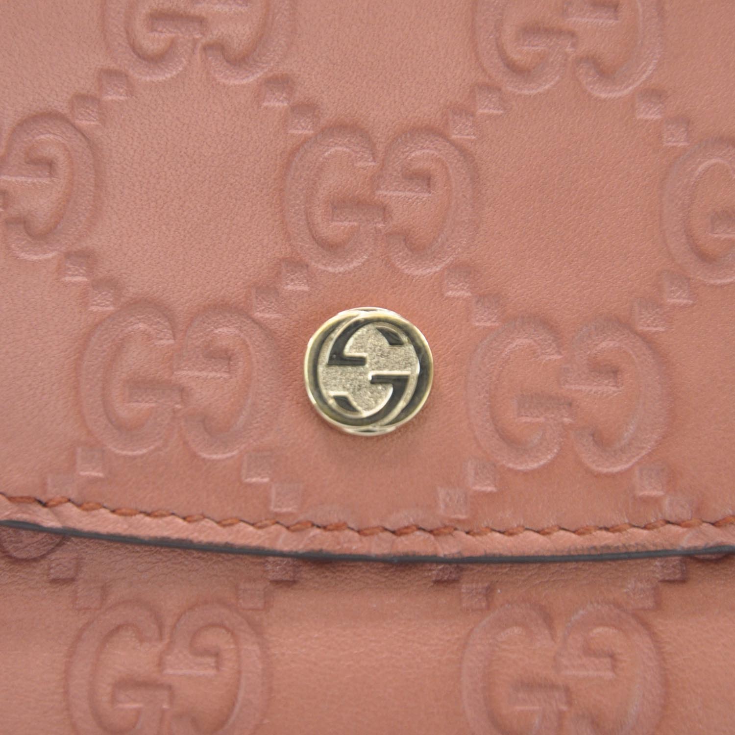 Gucci Guccissima Continental Wallet Rose 5 of 8