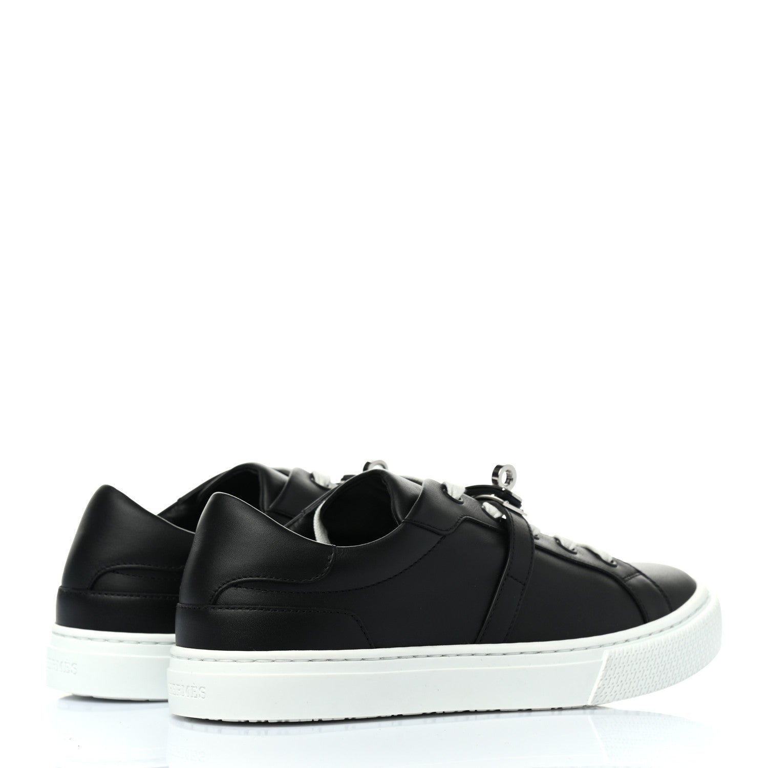 Hermes Calfskin Day Sneakers 36 Black 4 of 9