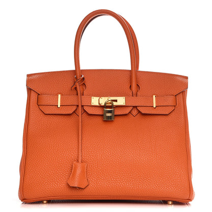 Hermes Togo Birkin 30 Orange 1 of 28
