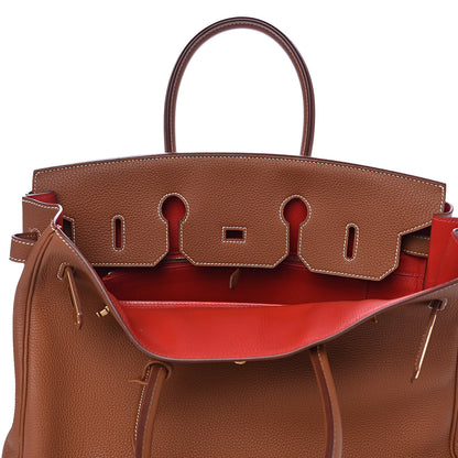 Hermes Togo Verso Birkin 35 Gold Geranium 19 of 28