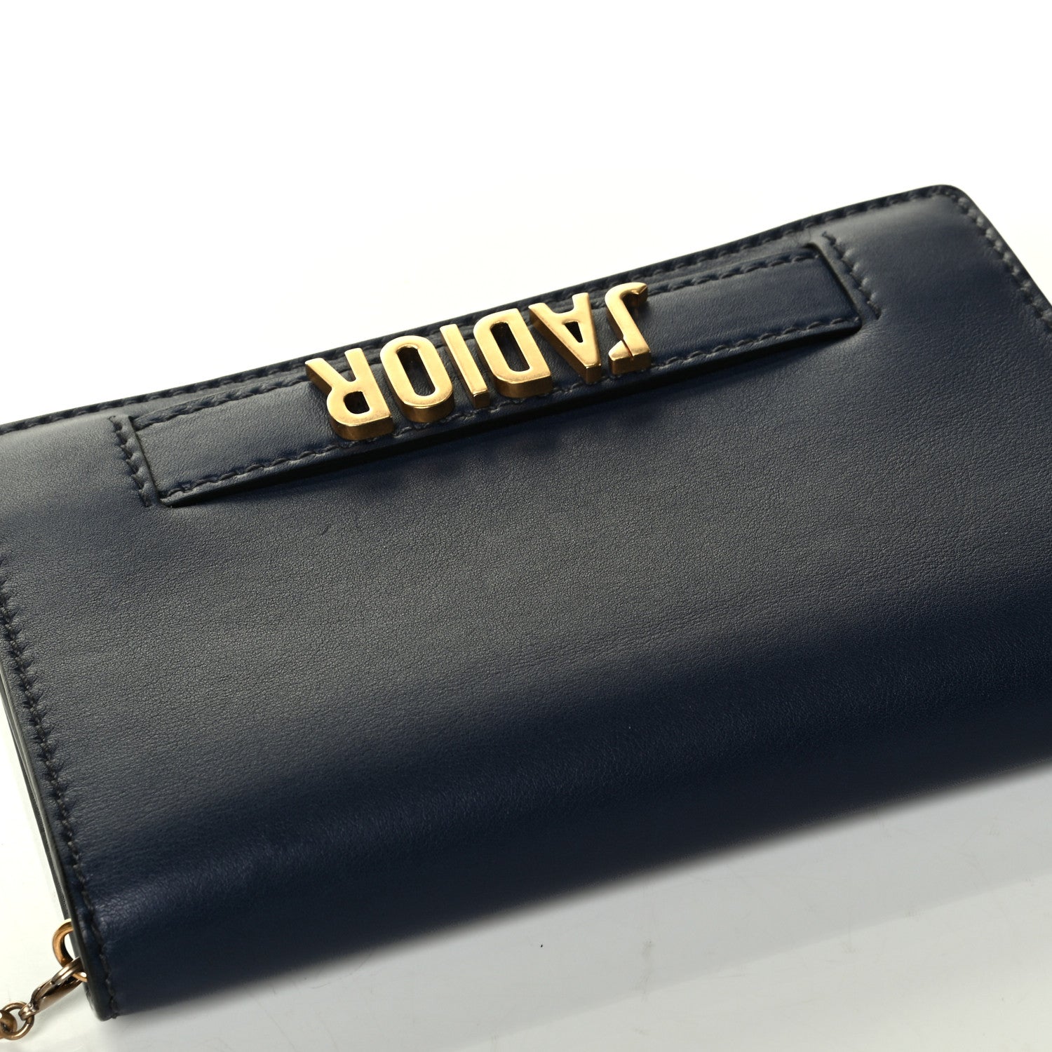 Christian Dior Calfskin J'Adior Wallet on Chain Pouch Navy Blue 6 of 6