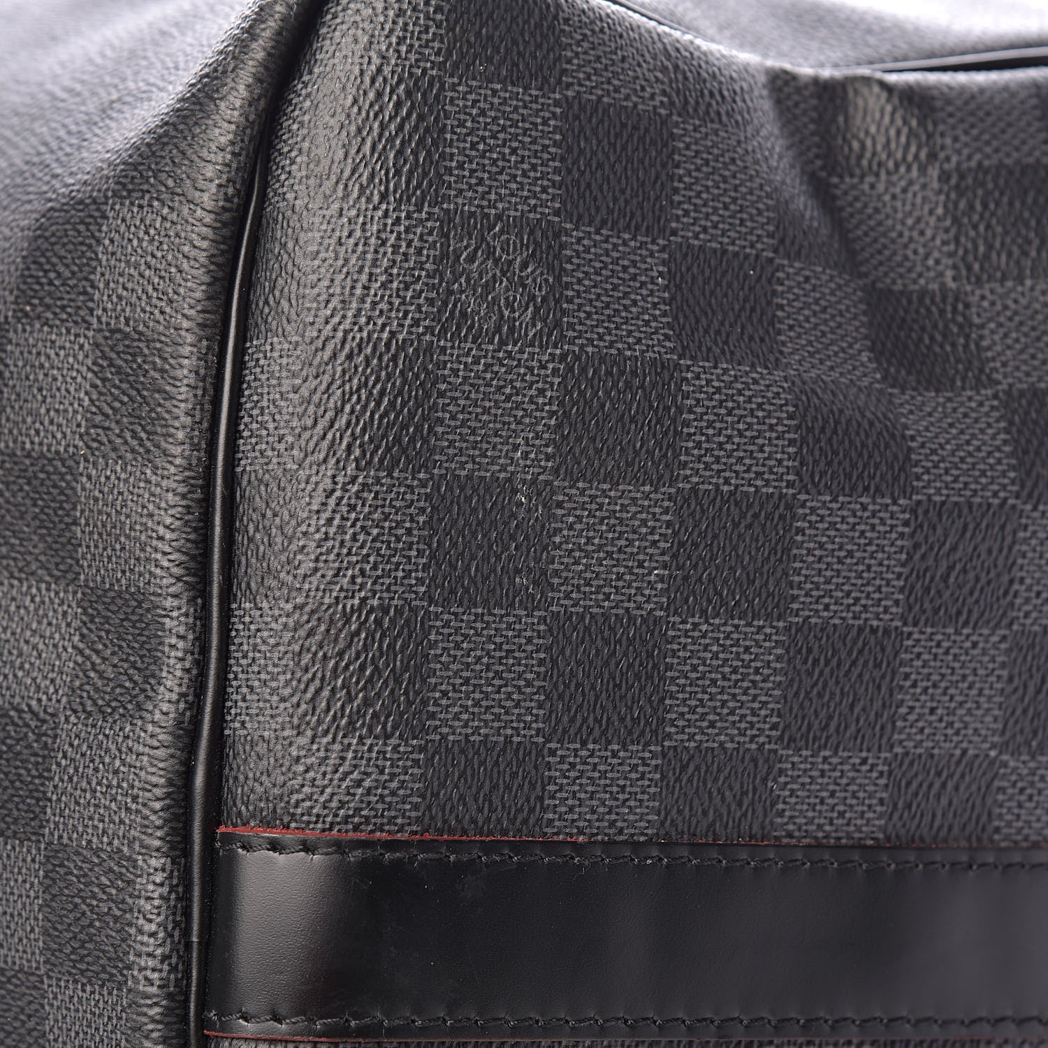 Louis Vuitton Damier Graphite Keepall Bandouliere 55 Rouge 19 of 21