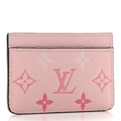 Louis Vuitton Empreinte Monogram Giant By The Pool Card Holder Bouton De Rose 3 of 10