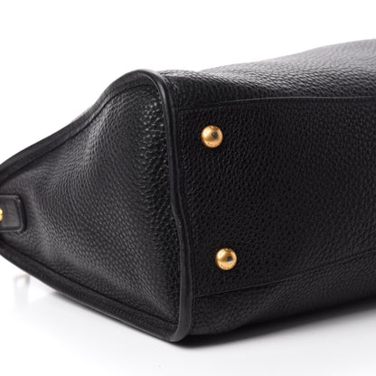 Prada Vitello Daino Shopping Satchel Black 6 of 14