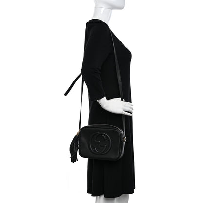Gucci Pebbled Calfskin Small Soho Disco Bag Black 2 of 12