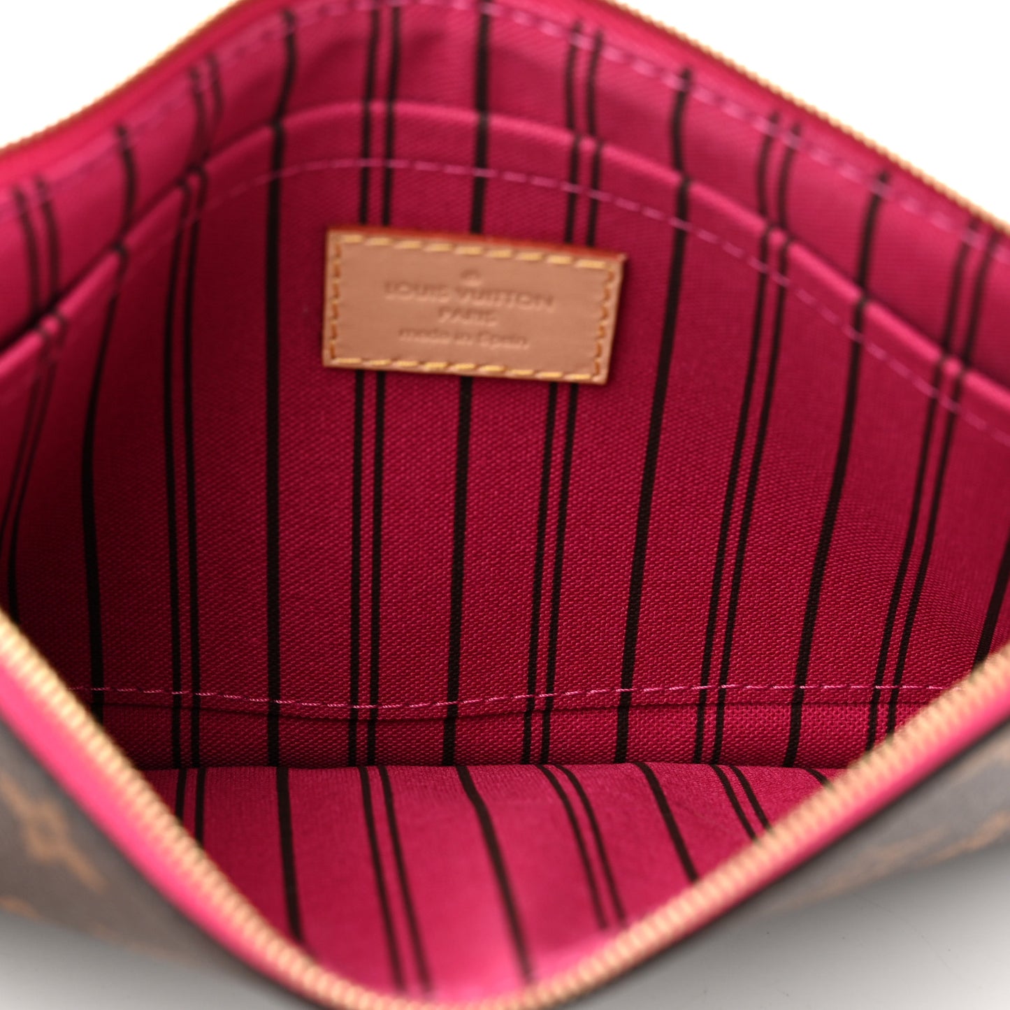 Monogram Neverfull MM GM Pochette Pivoine