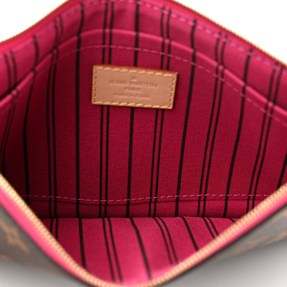Louis Vuitton Monogram Neverfull MM GM Pochette Pivoine 5 of 7