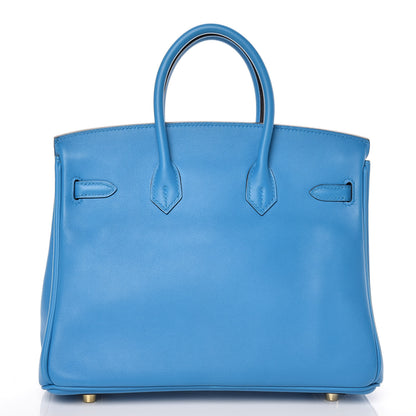Hermes Swift Birkin 25 Bleu Zanzibar 4 of 33