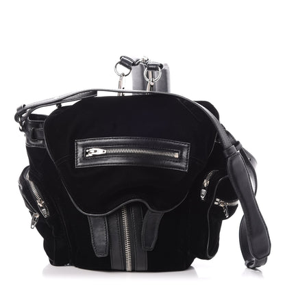Alexander Wang Lambskin Velvet Mini Marti Backpack Black Nickel Hardware 1 of 10