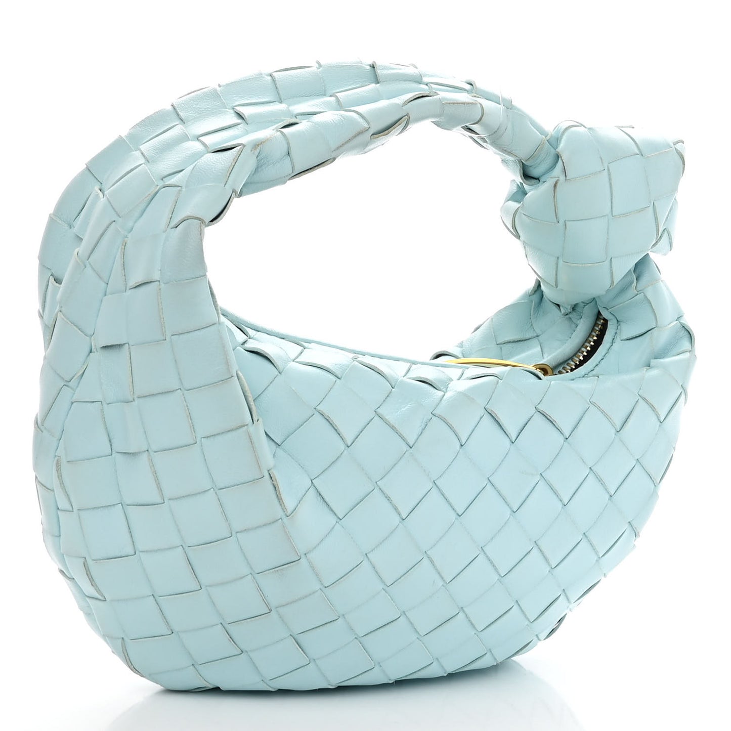 Nappa Intrecciato Mini Jodie Teal Washed