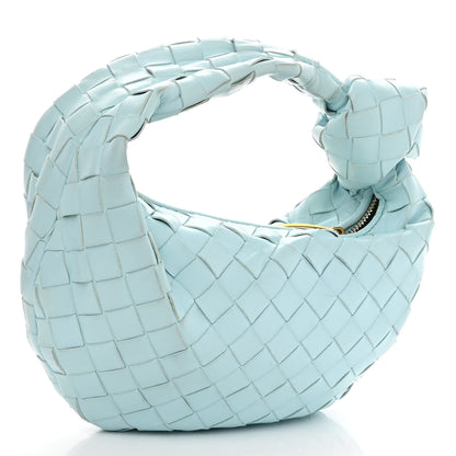 Bottega Veneta Nappa Intrecciato Mini Jodie Teal Washed 4 of 10