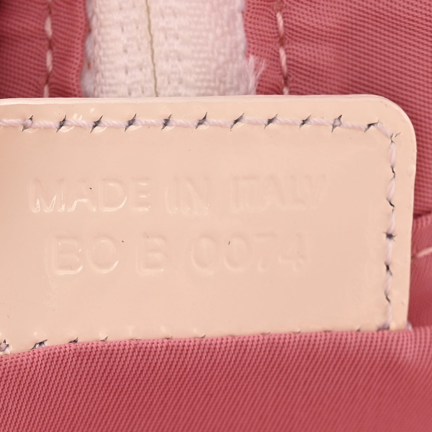 Monogram PVC Bowler Pink