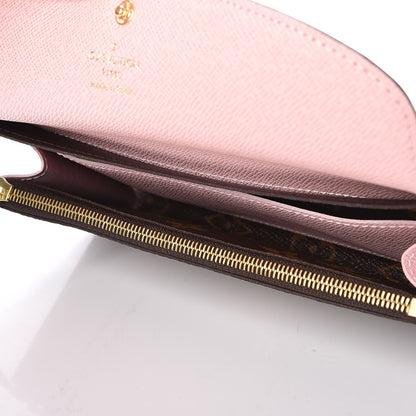 Louis Vuitton Monogram Emilie Wallet Rose Ballerine 5 of 7
