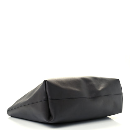 Saint Laurent Calfskin Large Shopping Tote Coal 3 of 10