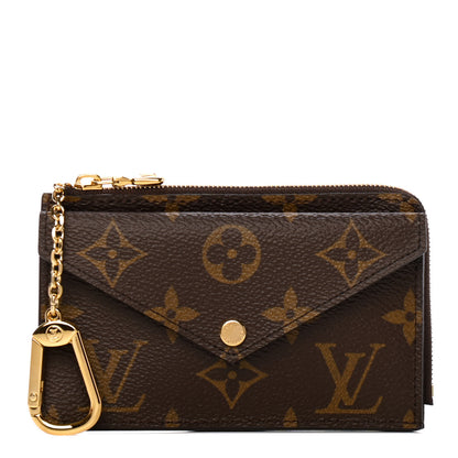 Louis Vuitton Monogram Recto Verso Card Holder Black 1 of 7