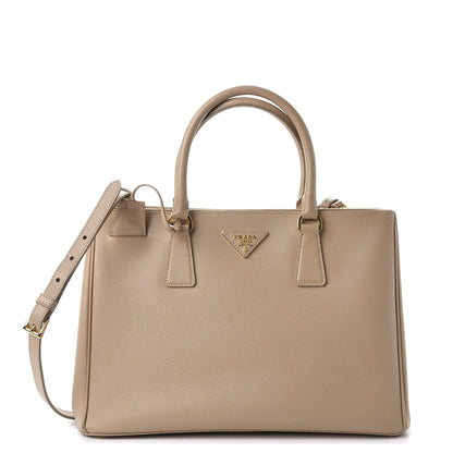 Prada Saffiano Medium Galleria Double Zip Tote Sabbia 1 of 15
