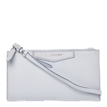 Givenchy Grained Goatskin Antigona Crossbody Baby Blue 1 of 12