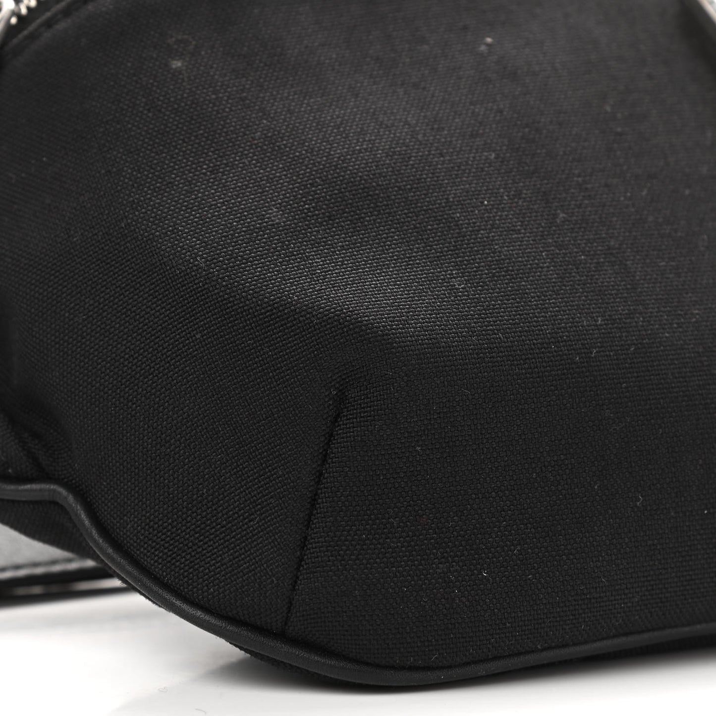 Canvas Monogram Belt Bag Black