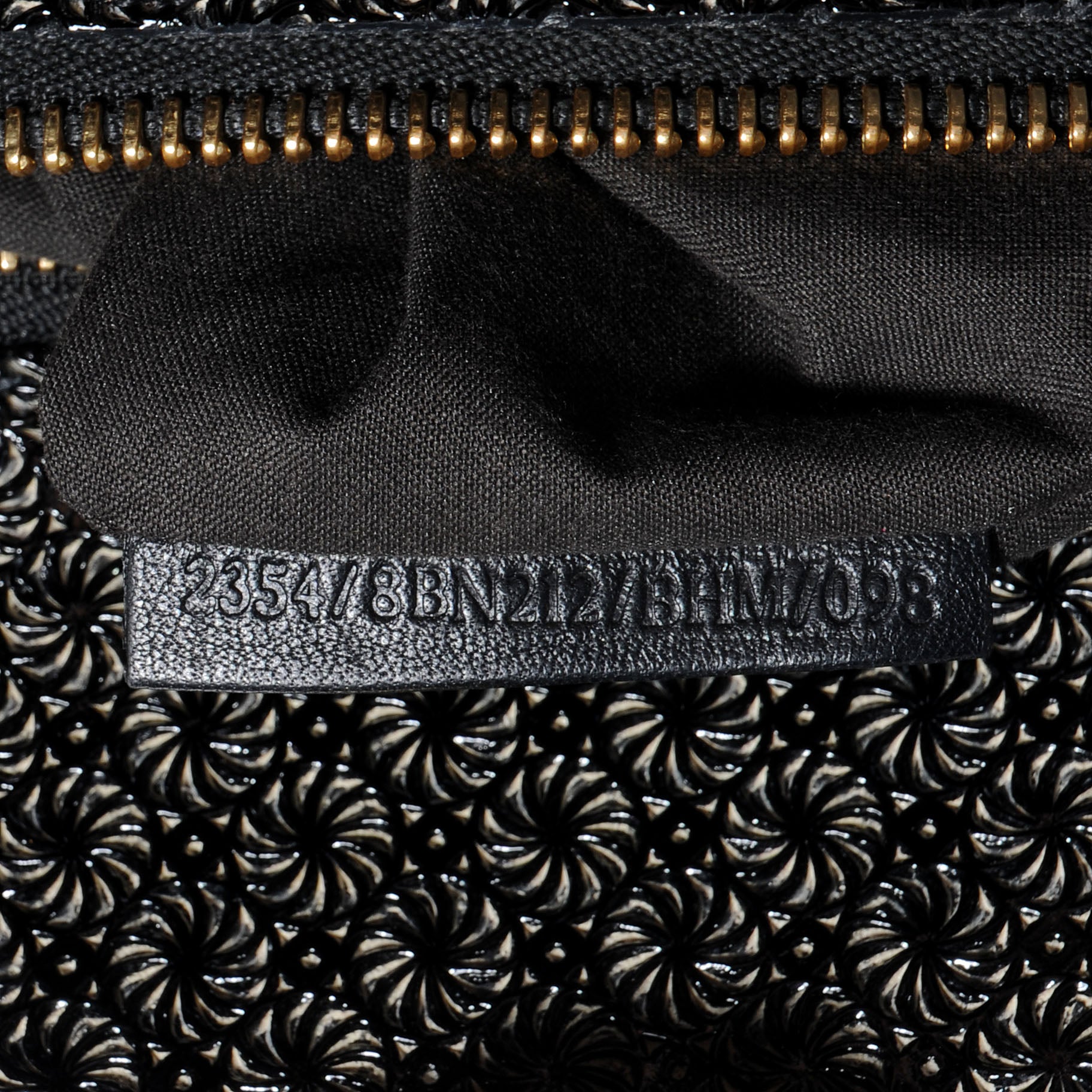 Fendi Patent XL Large Peekaboo Iconic Satchel Black 7 of 10