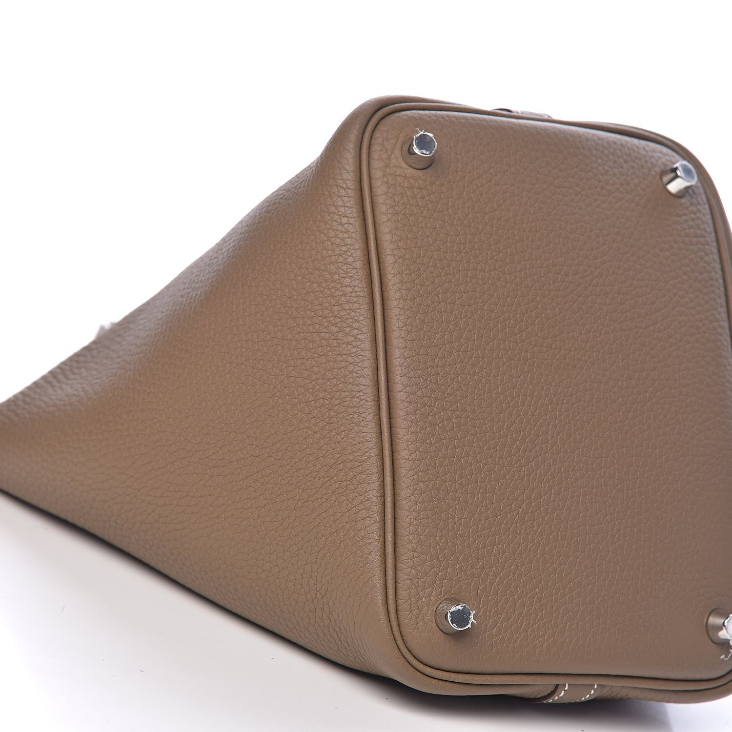 Hermes Taurillon Clemence Picotin Lock 18 PM Etoupe 8 of 10