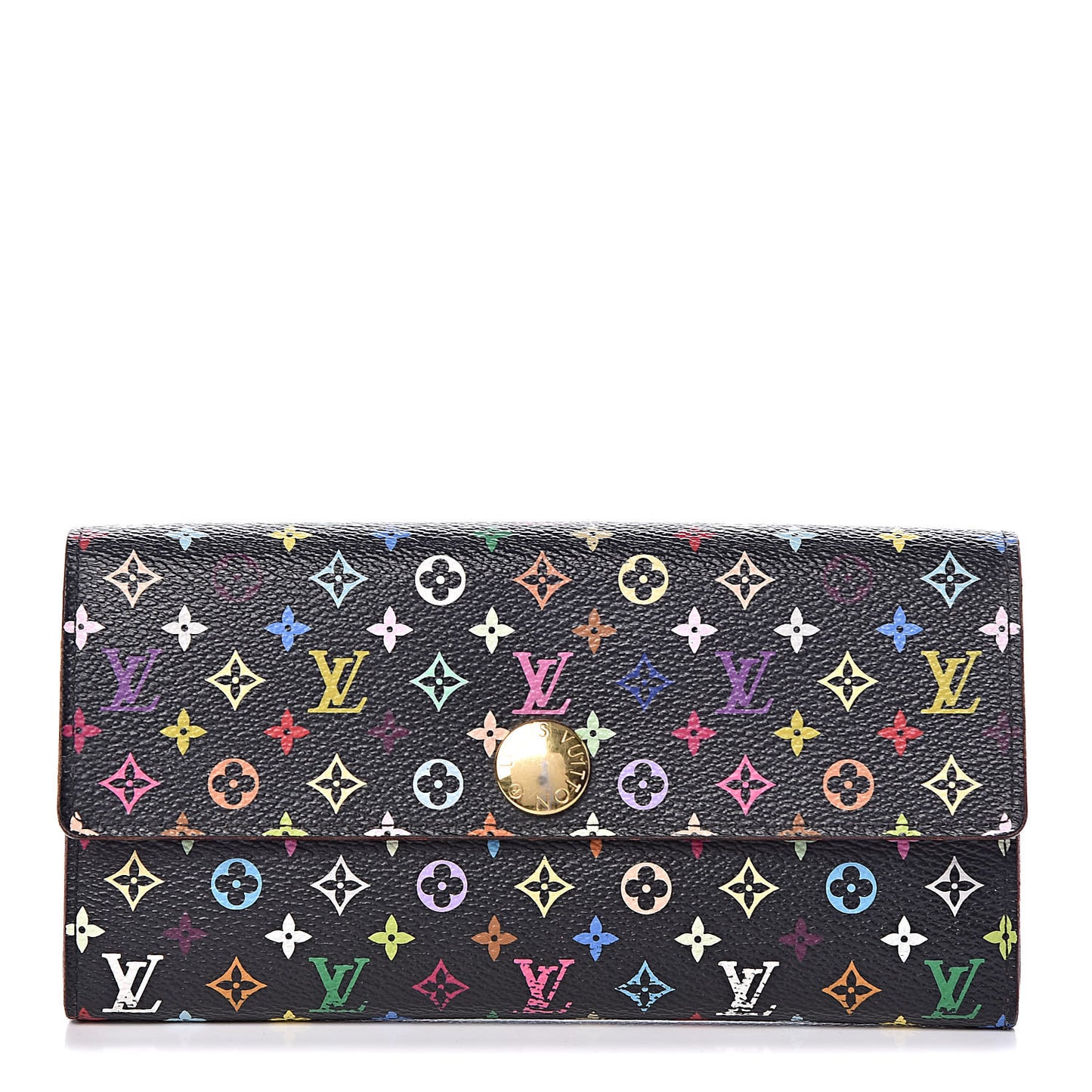Monogram Multicolor Sarah Wallet Black Grenade