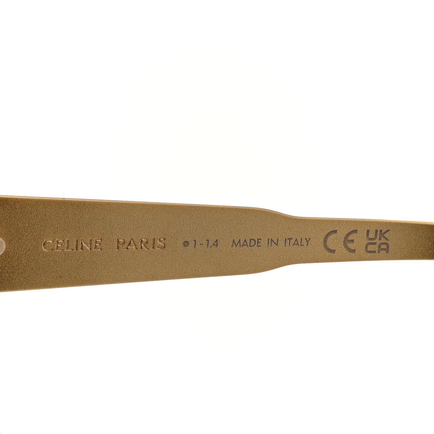 Celine Metal Triomphe 02 Sunglasses CL40254U Gold Green 5 of 7
