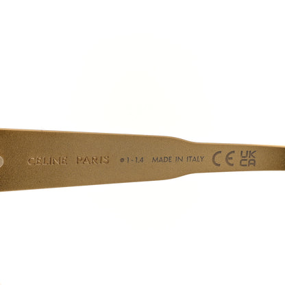 Celine Metal Triomphe 02 Sunglasses CL40254U Gold Green 5 of 7