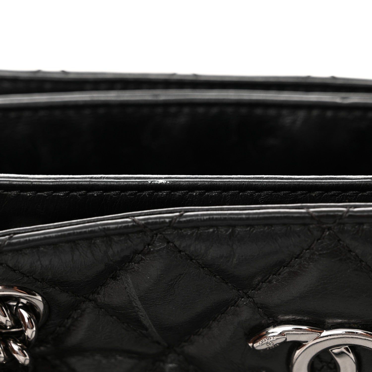 Chanel Calfskin Quilted Medium Coco Soft Tote Black 15 of 17
