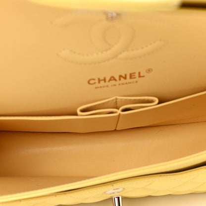 Chanel Caviar Quilted Small Double Flap Yellow 4 of 10