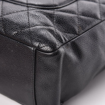 Chanel Caviar Quilted Petit Shopping Tote PST Black 12 of 14