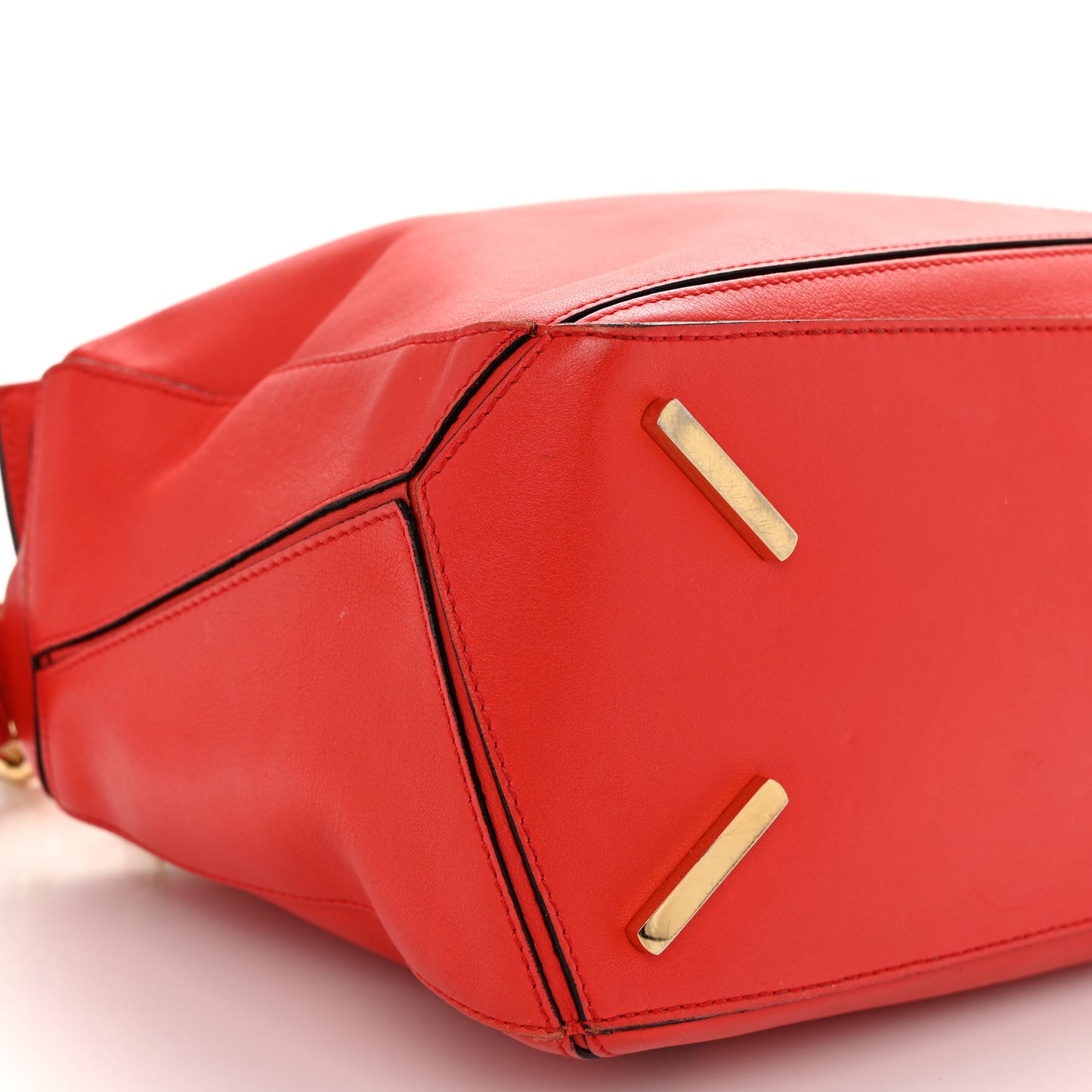 Calfskin Medium Puzzle Bag Scarlet
