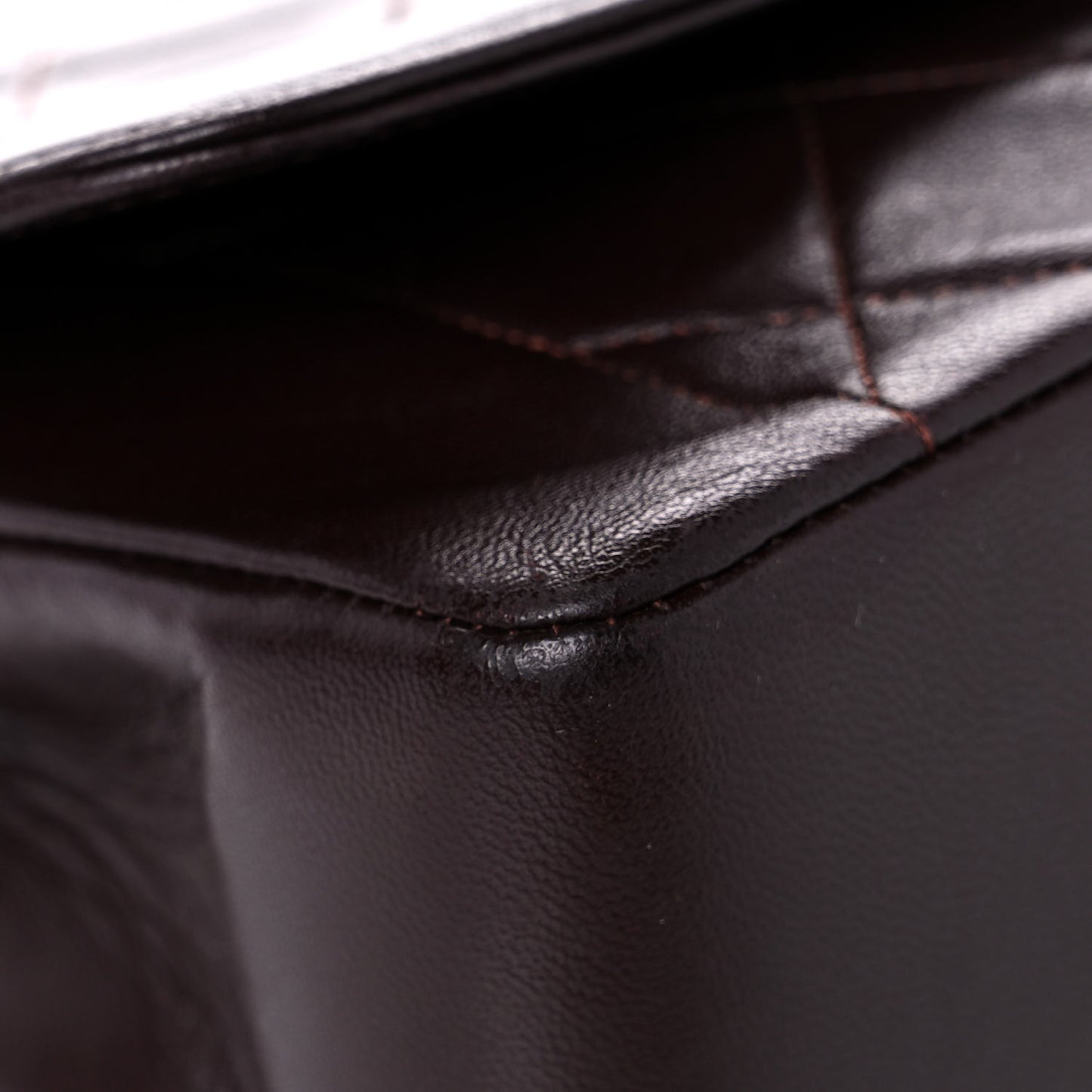 Lambskin Quilted Medium Single Flap Burgundy