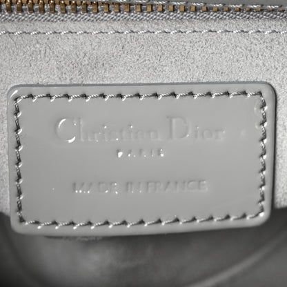 Christian Dior Patent Cannage Small Lady Dior Grey 5 of 10