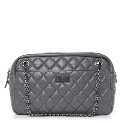 Chanel Aged Calfskin Medium Reissue Camera Case Grey 1 of 13