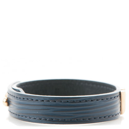 Louis Vuitton Epi Essential V Bracelet 17 Indigo 3 of 8