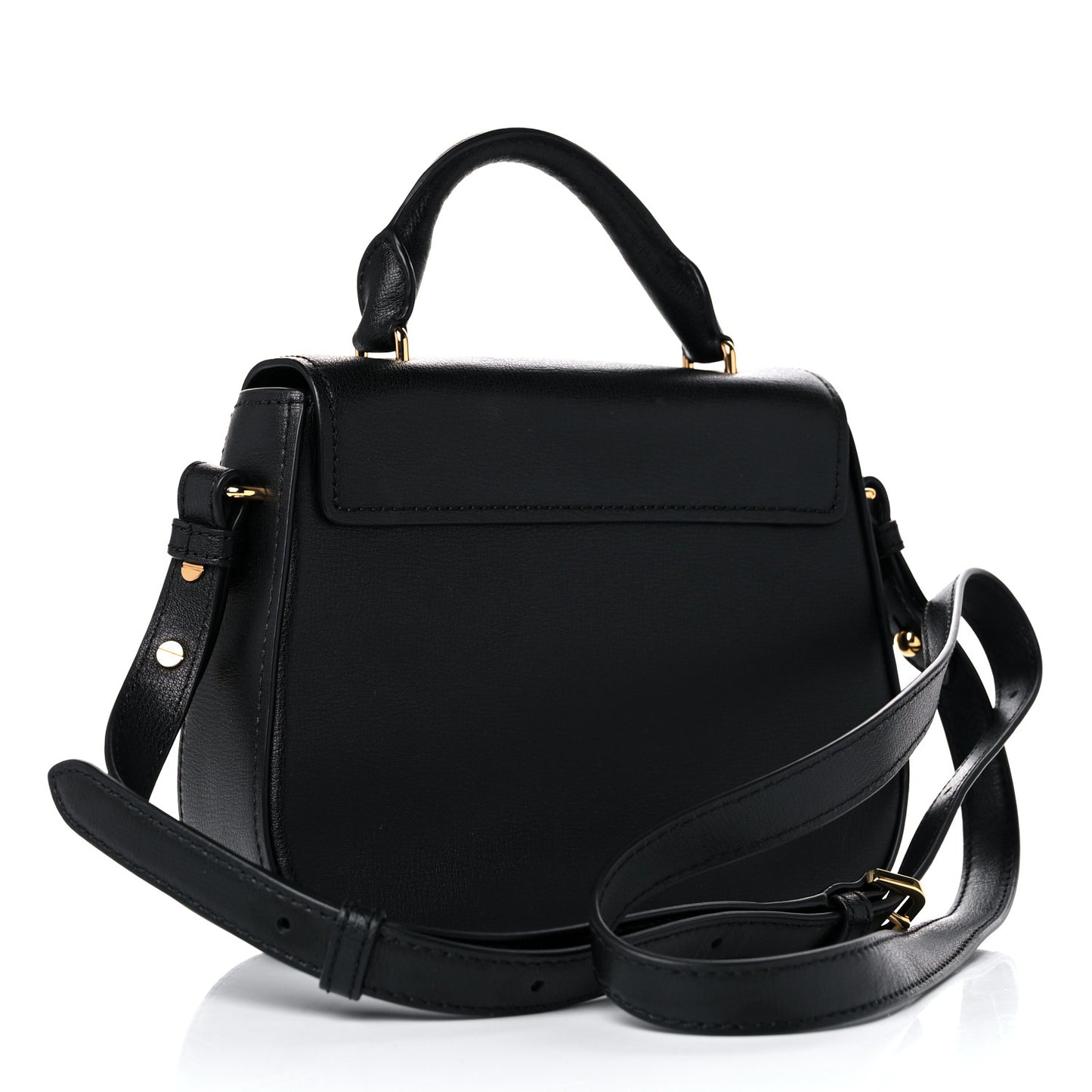 Calfskin Rider Top Handle Black