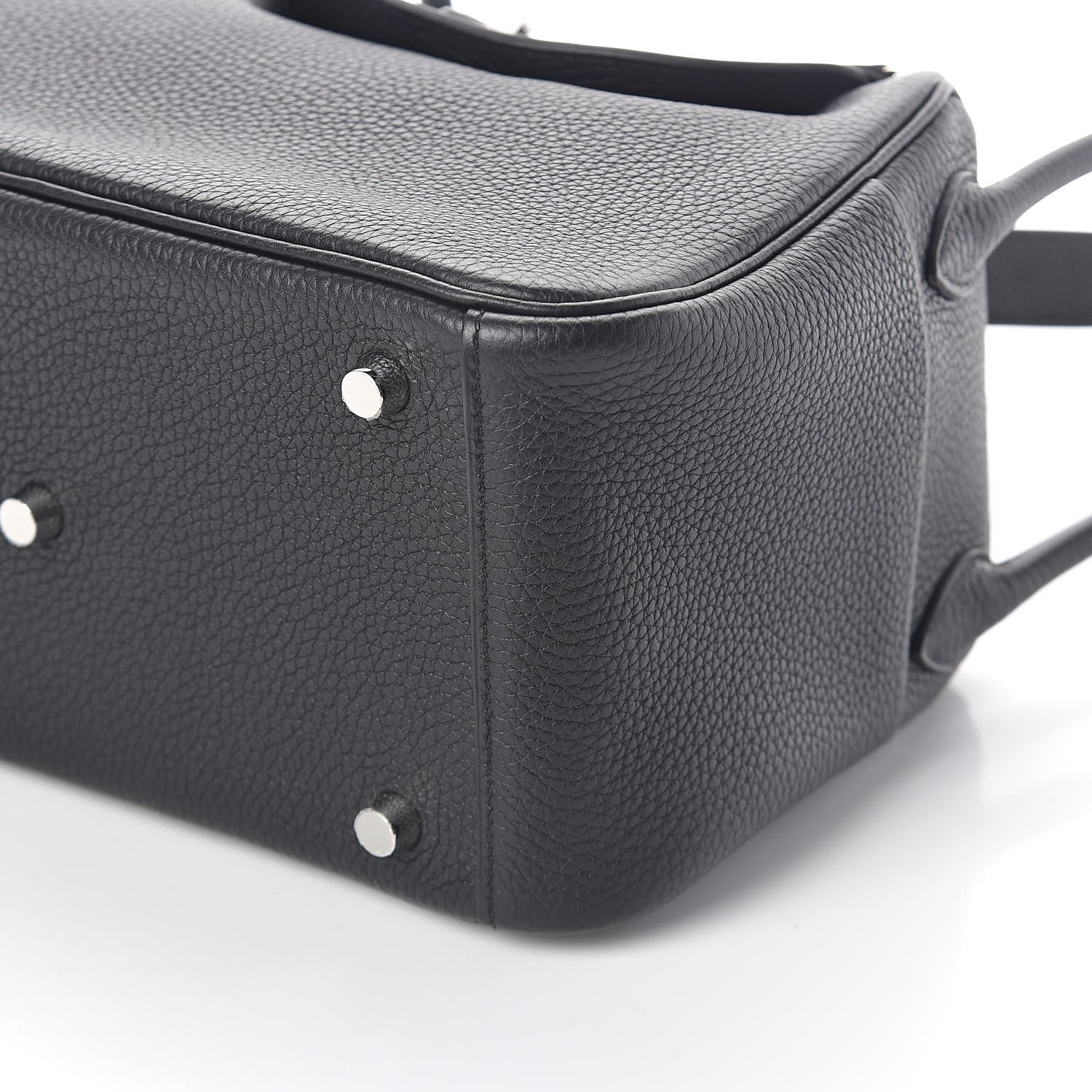 Hermes Taurillon Clemence Lindy 26 Black 10 of 11