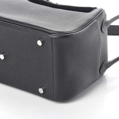 Hermes Taurillon Clemence Lindy 26 Black 10 of 11