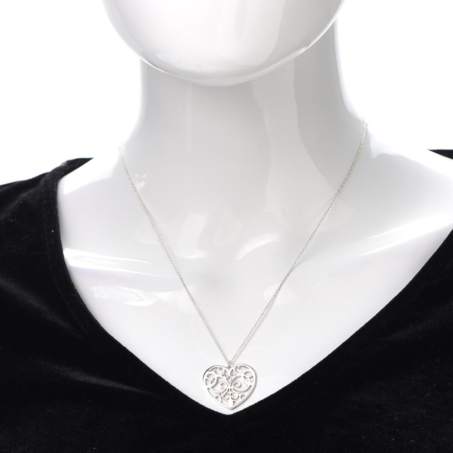 Sterling Silver Enchant Heart Pendant Necklace