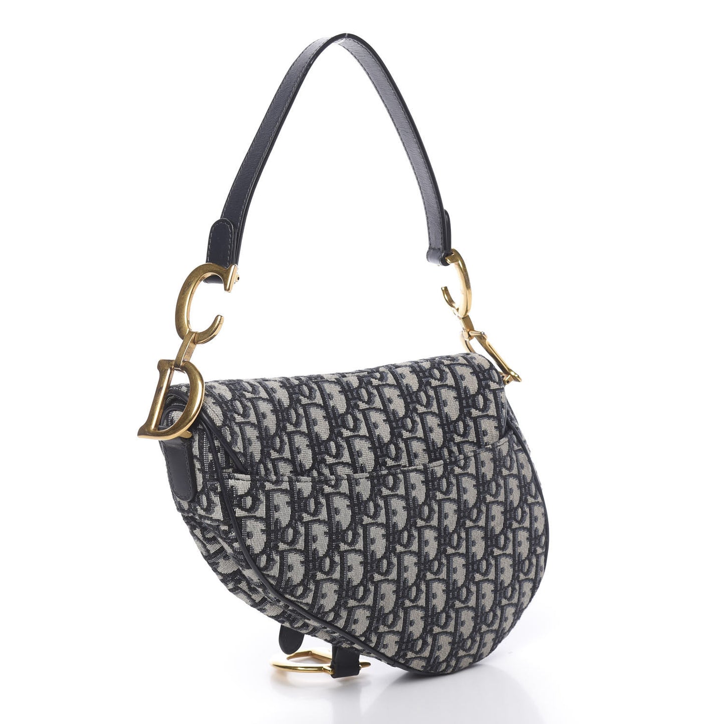 Oblique Saddle Bag Blue