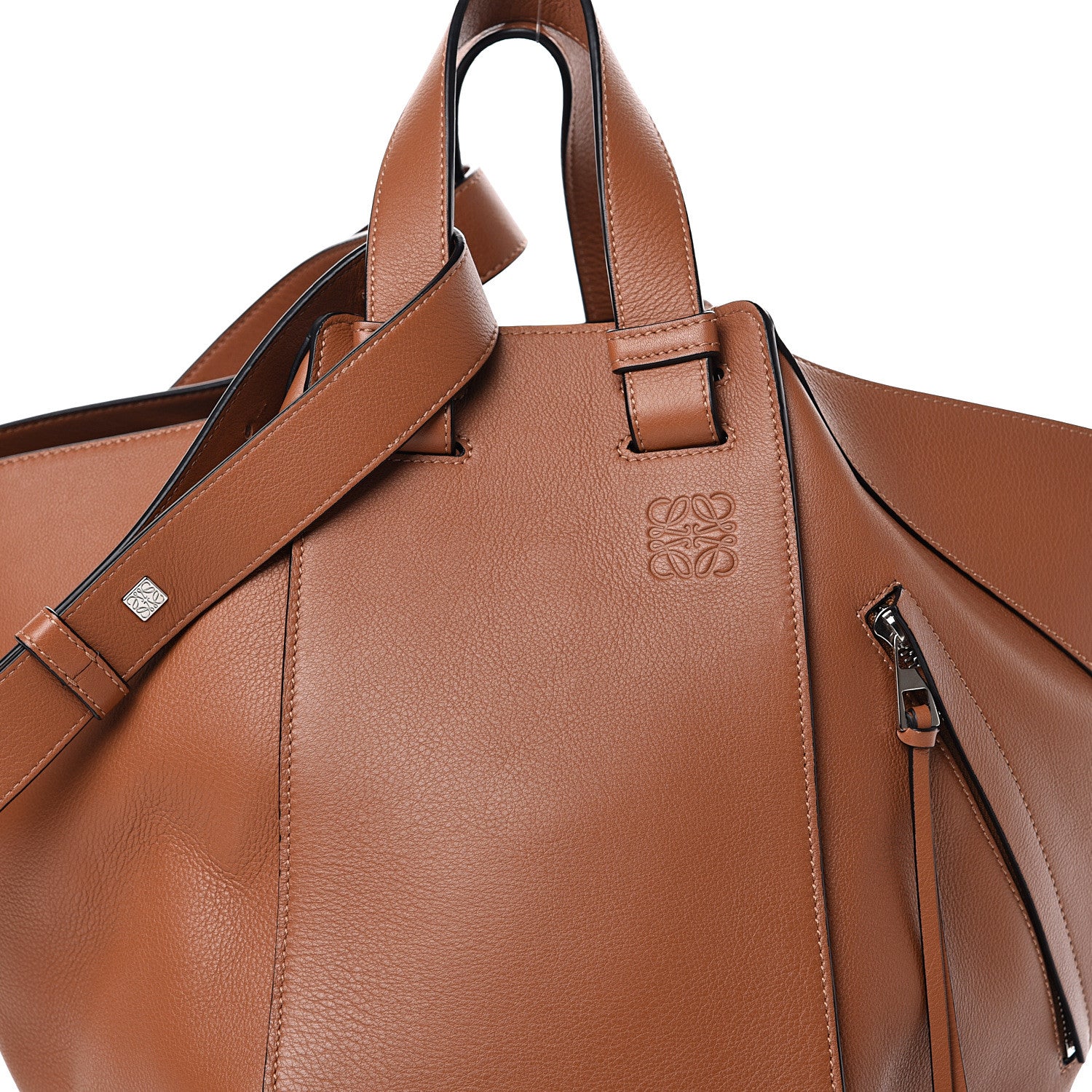 Loewe Calfskin Medium Hammock Shoulder Bag Tan 7 of 9