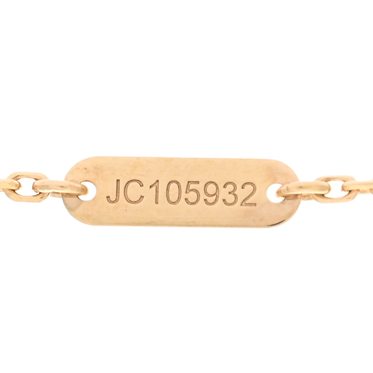 Van Cleef & Arpels 18K Yellow Gold Mother of Pearl Vintage Alhambra Pendant Necklace 4 of 6