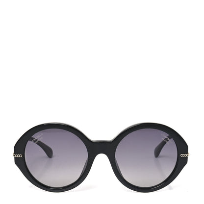Chanel Acetate Chain Sunglasses 5511-A Black 2 of 7