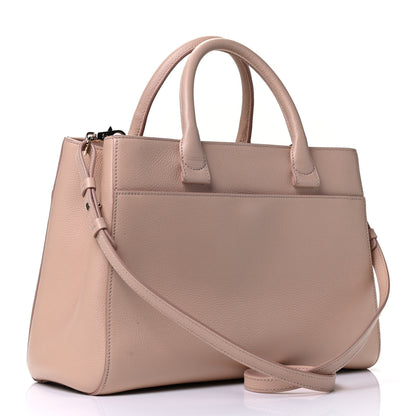 Chanel Grained Calfskin Small Neo Executive Shopper Tote Beige 2 of 4