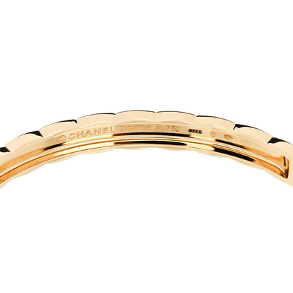 Chanel 18K Yellow Gold Coco Crush Bangle Bracelet S 3 of 4