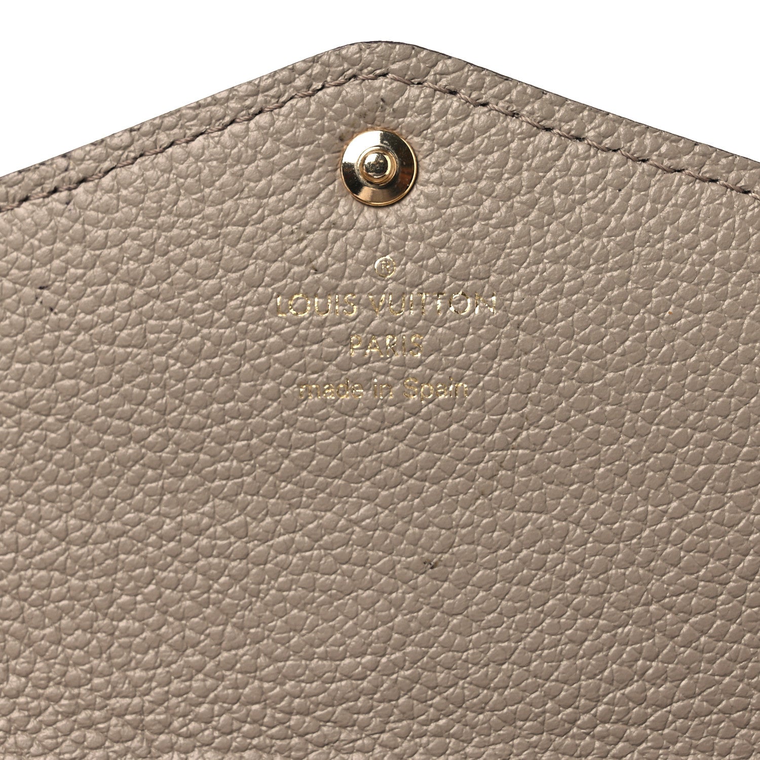 Louis Vuitton Empreinte Monogram Giant Sarah Wallet Tourterelle Creme 6 of 10