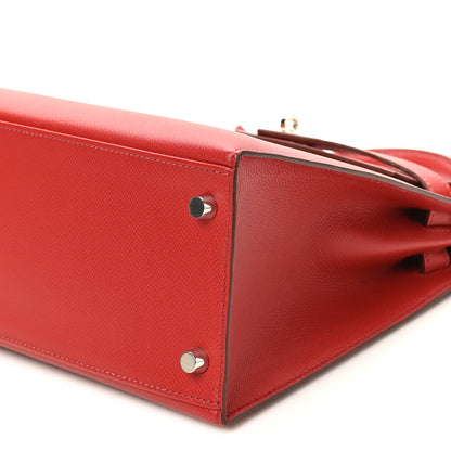 Hermes Epsom Kelly Sellier 28 Rouge Casaque 10 of 11