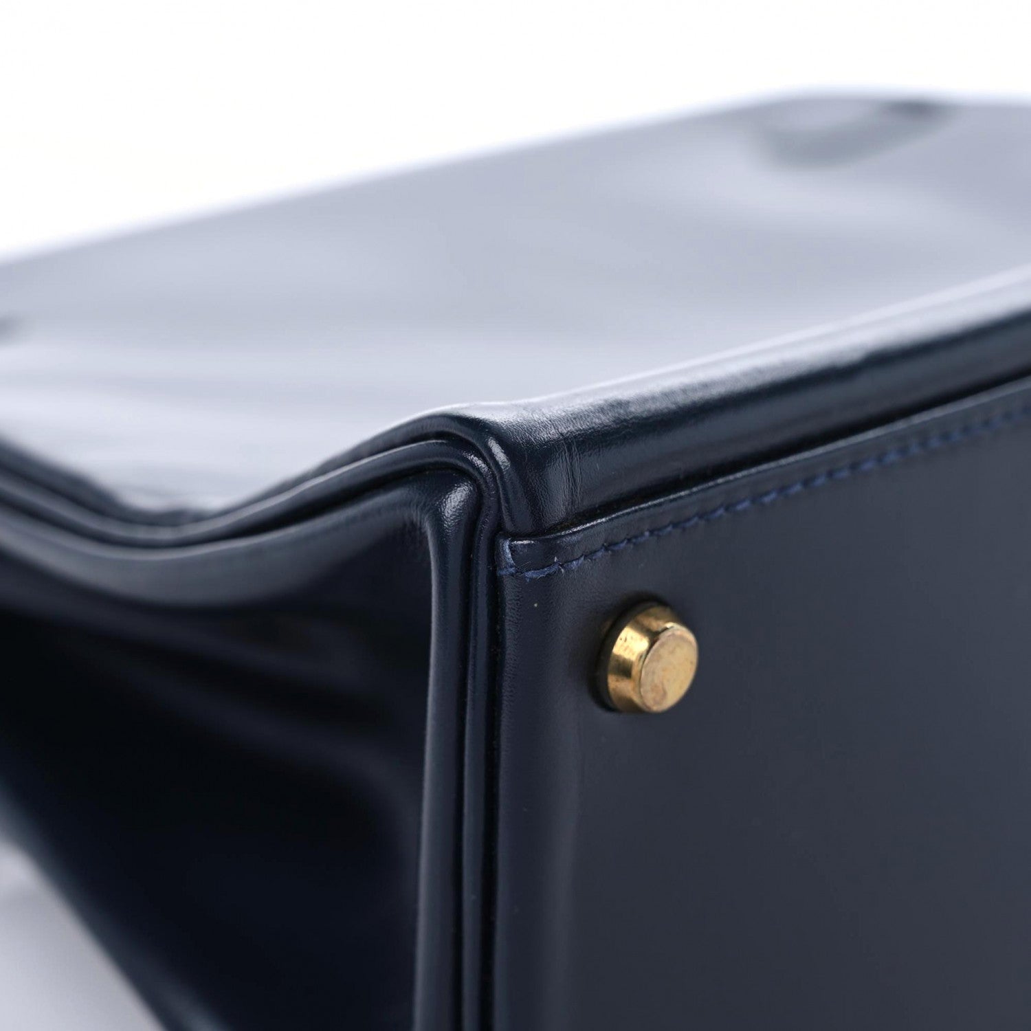 Hermes Box Kelly Retourne 32 Indigo 15 of 21